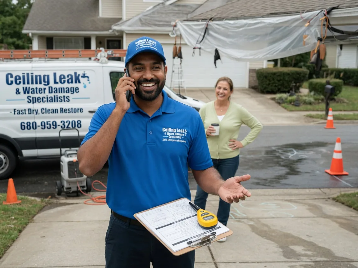 Ceiling Leak Cleanup Grand Saline, TX FAQs